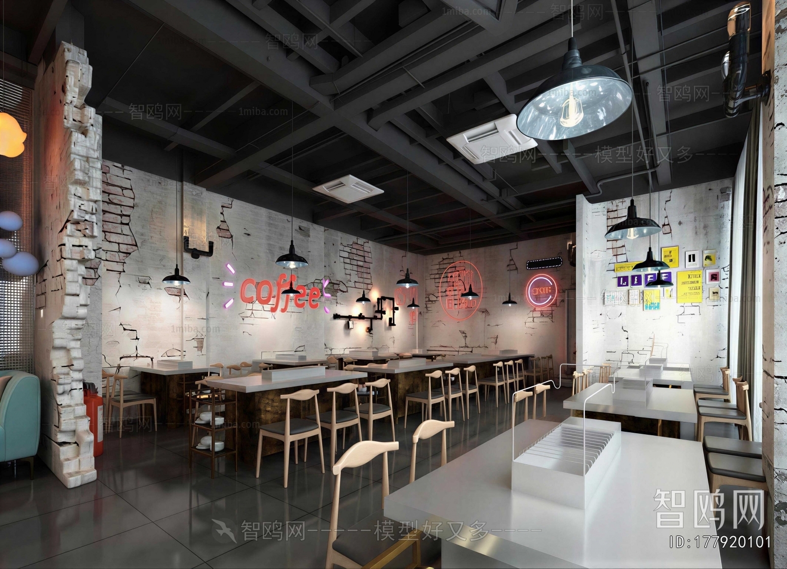 Industrial Style Cafe