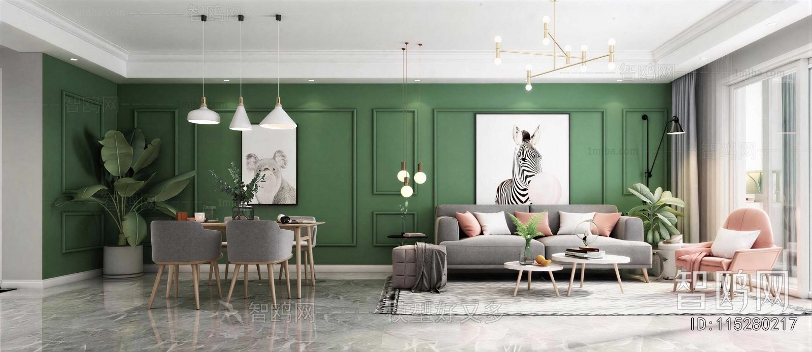 Nordic Style A Living Room