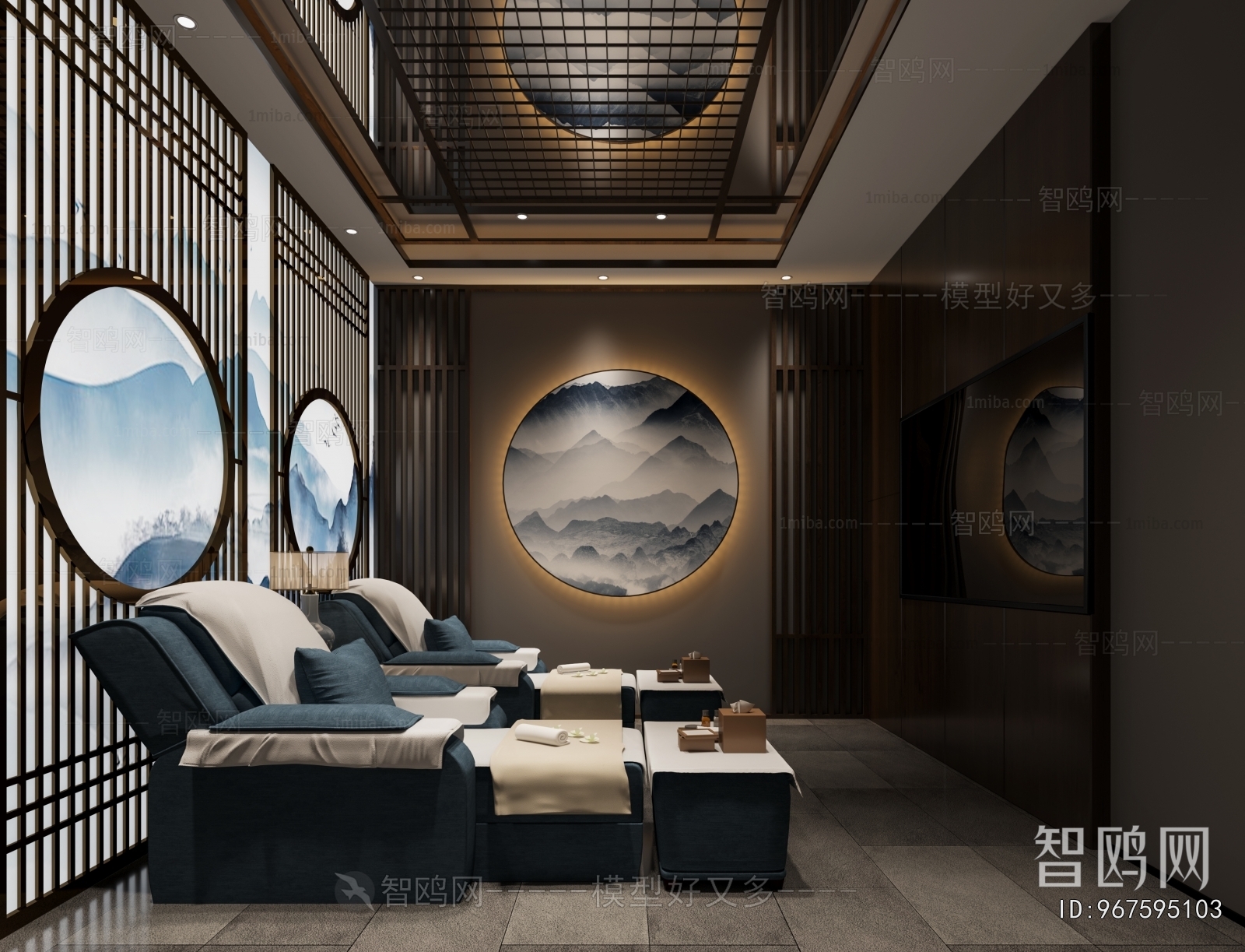 New Chinese Style SPA Foot Bath