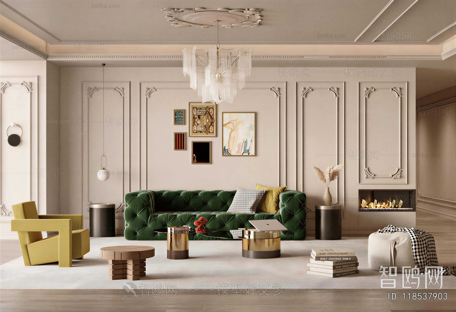French Style A Living Room