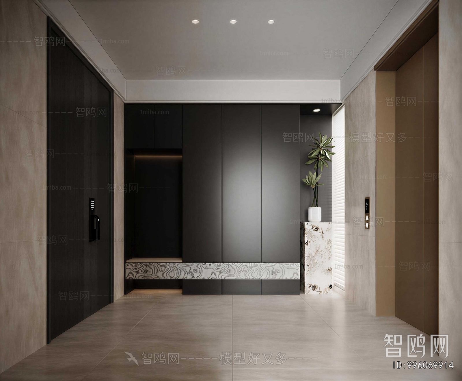 Modern Hallway