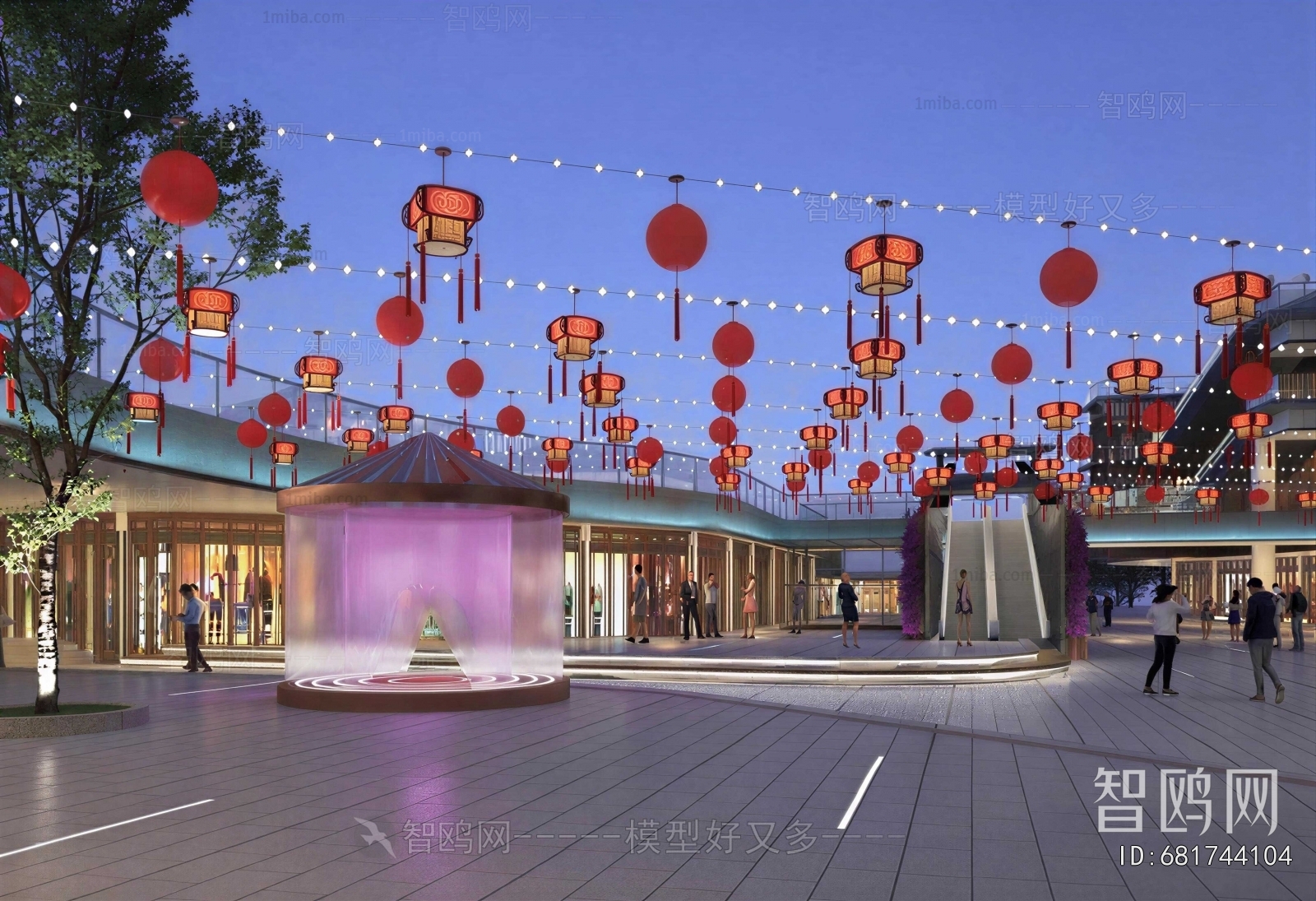 New Chinese Style Commercial Street