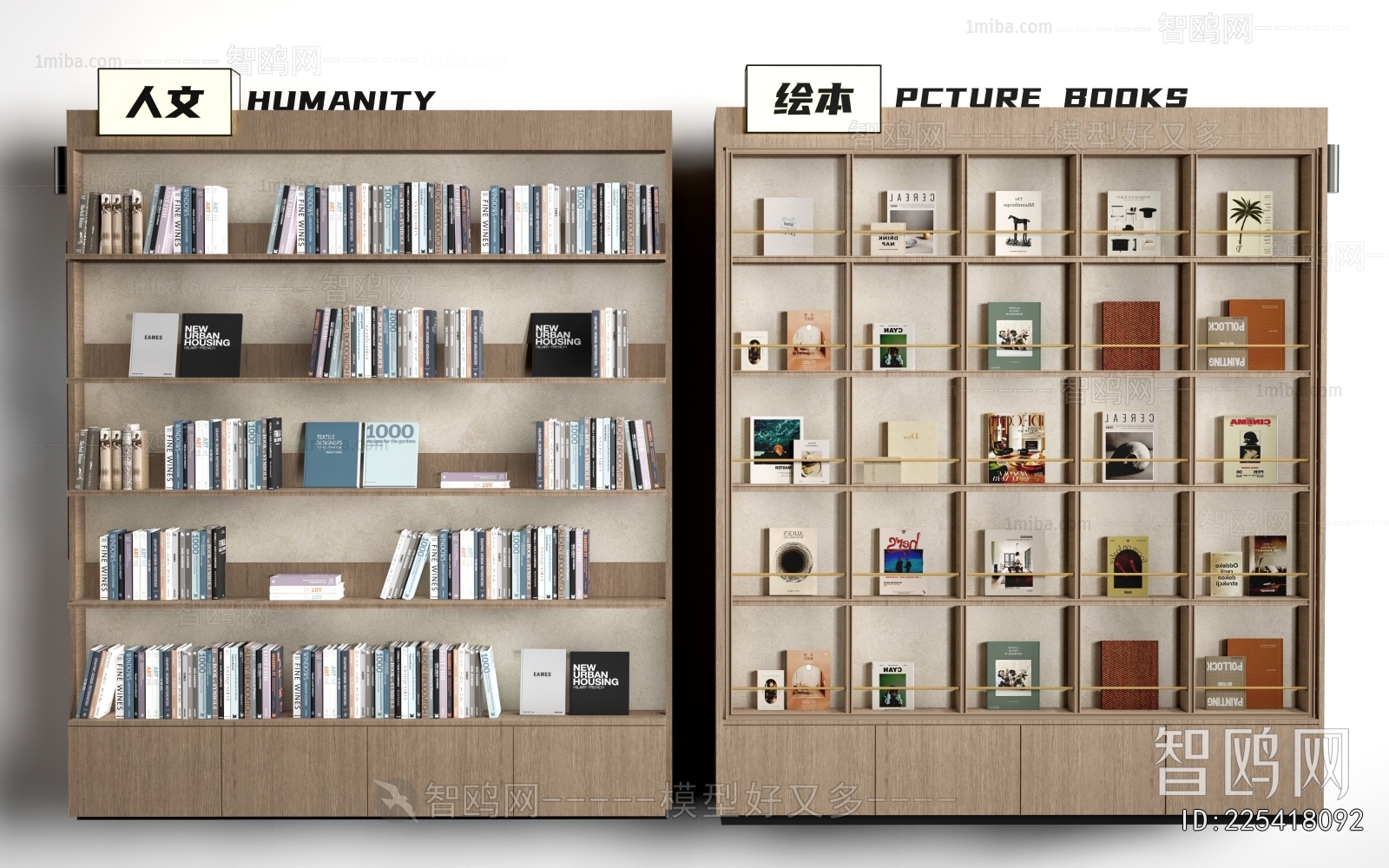 Modern Bookshelf