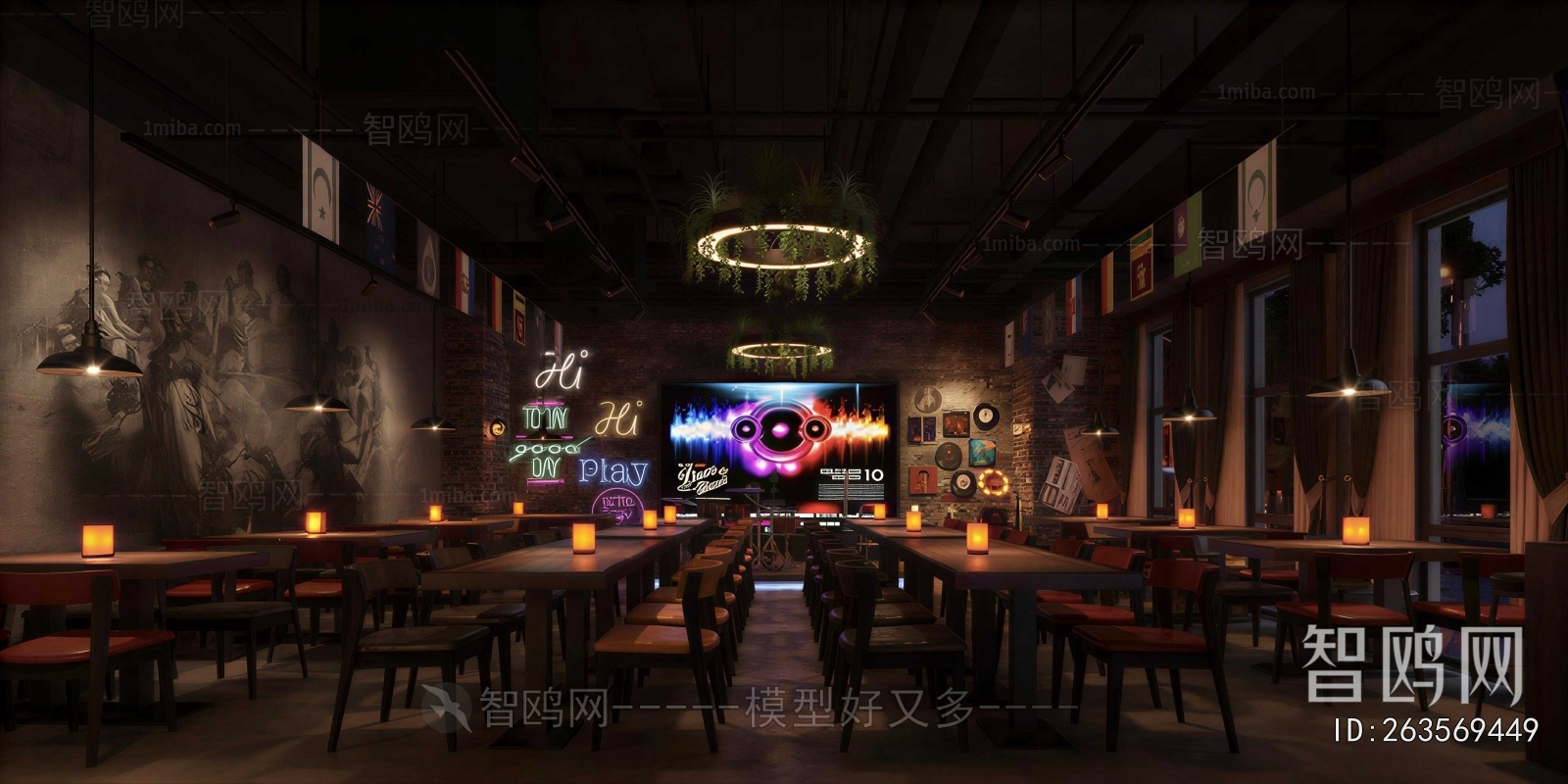 Industrial Style Bar