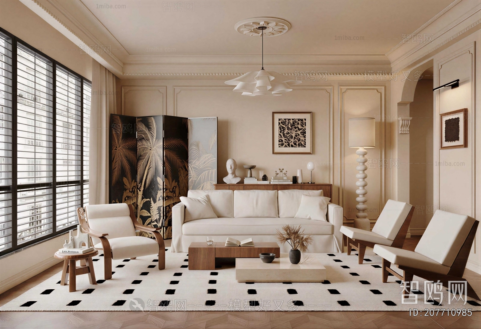 French Style A Living Room