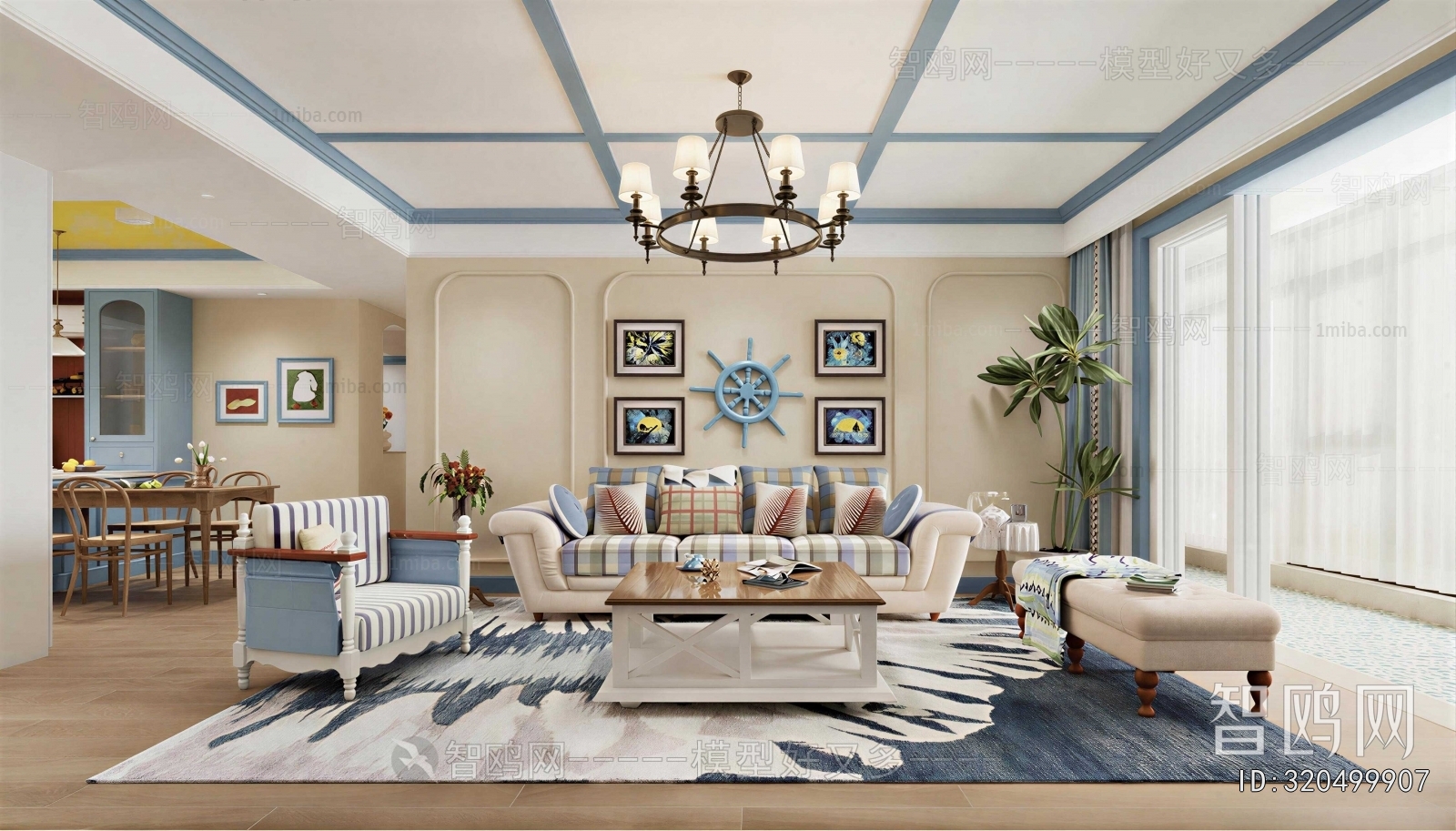Mediterranean Style A Living Room