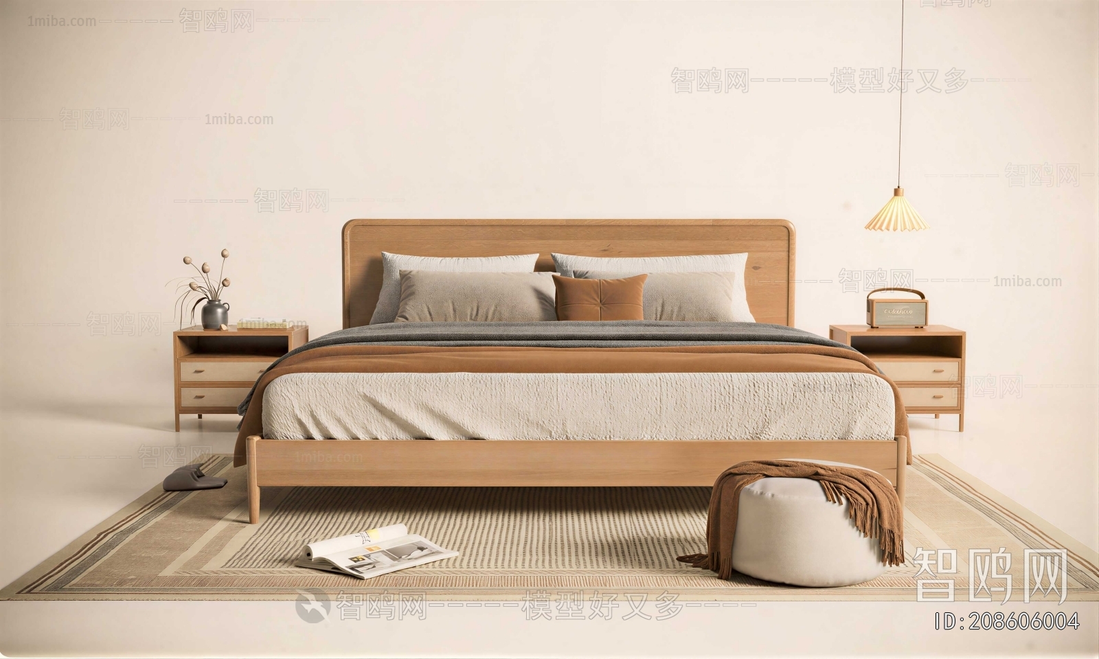 Japanese Style Double Bed