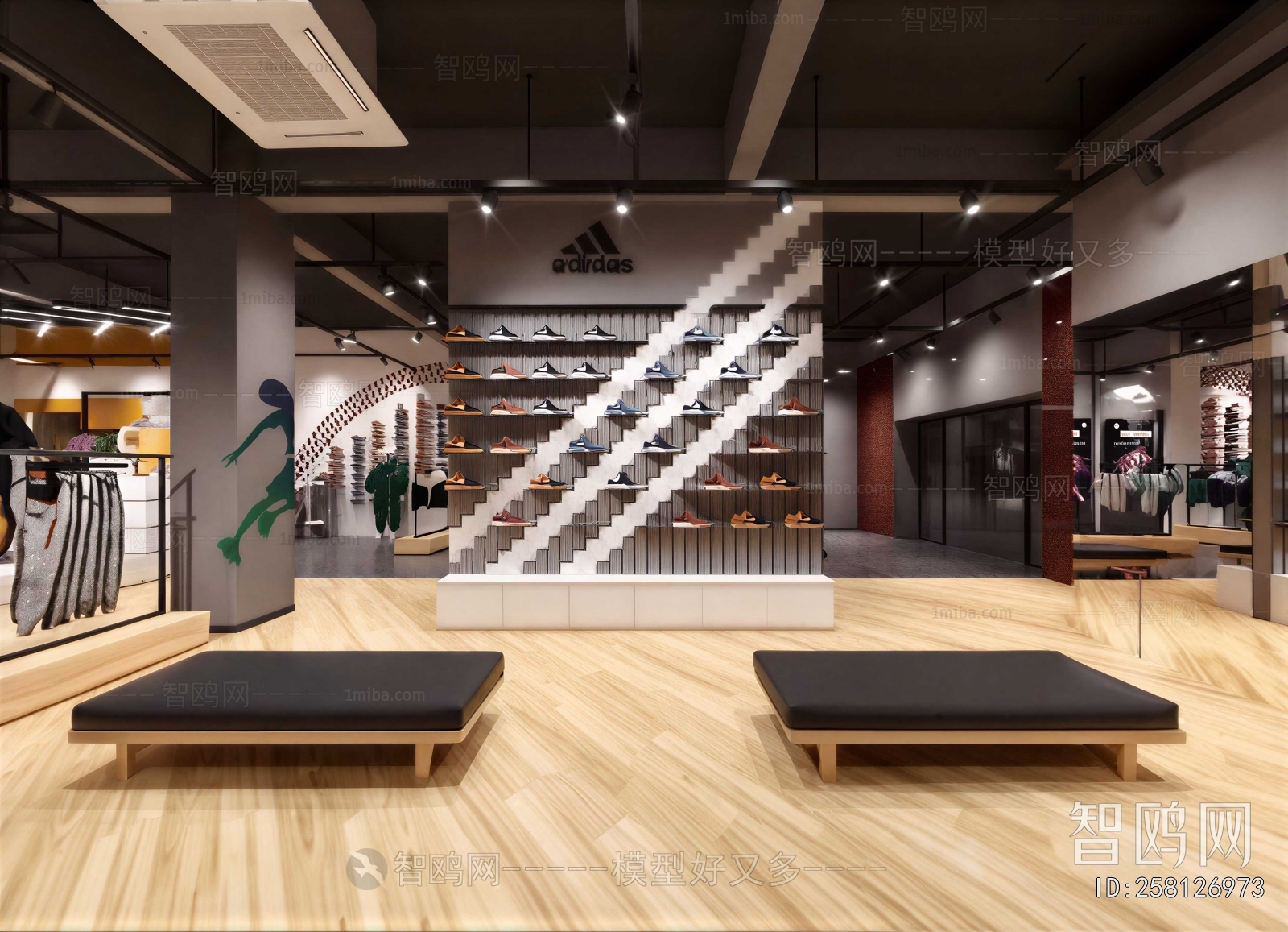 Industrial Style Clothing Store