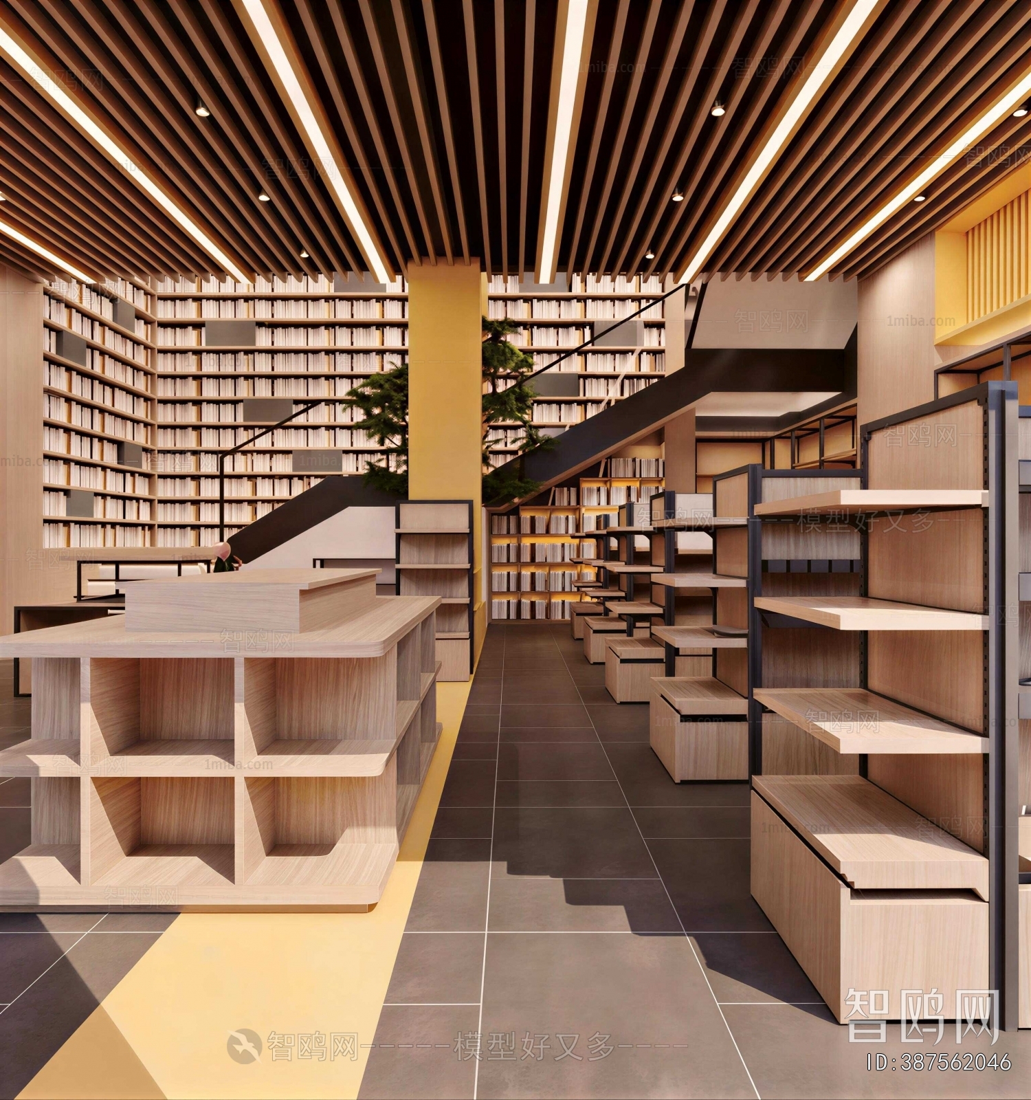 Modern Bookstore Book Bar