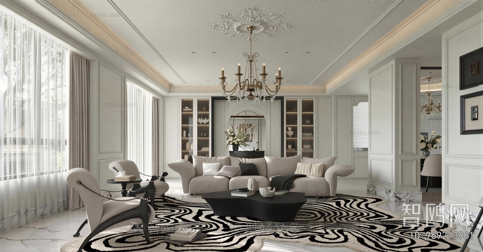 French Style A Living Room