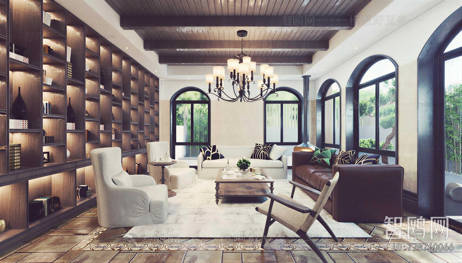 American Style A Living Room
