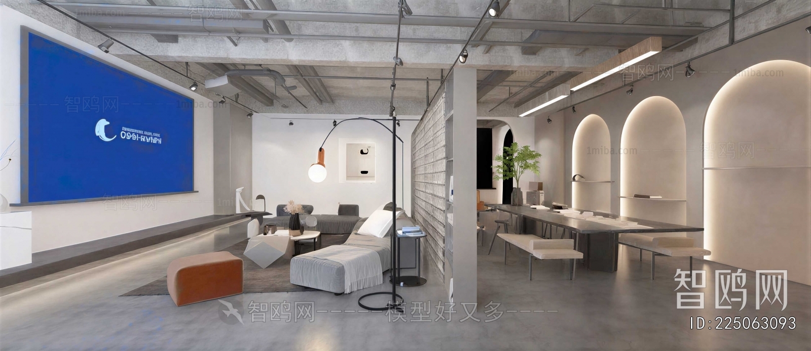 Industrial Style Meeting Room