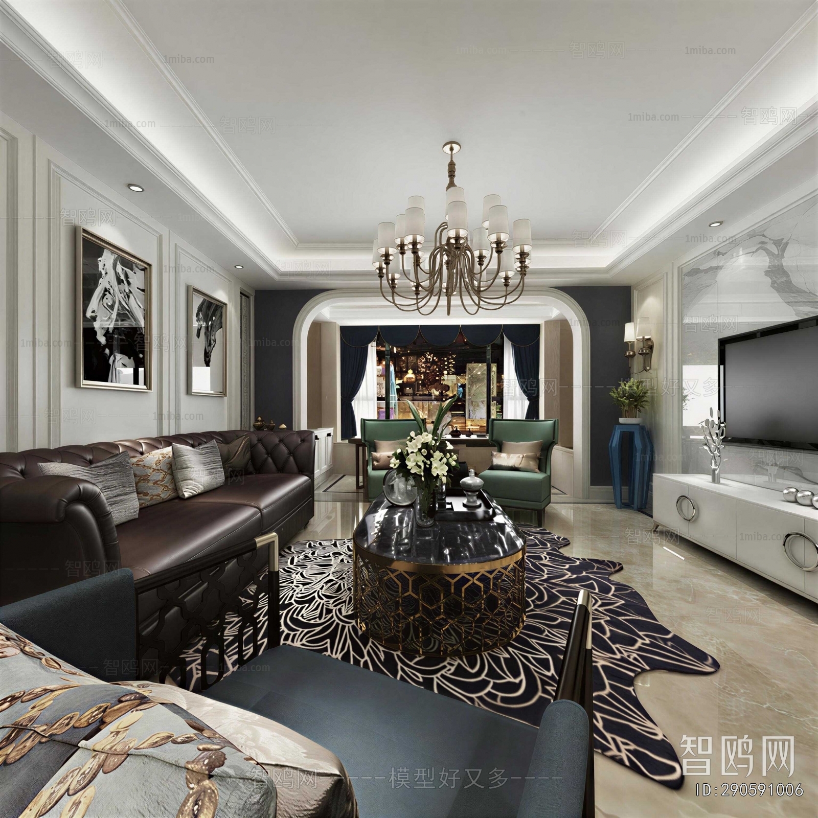 European Style A Living Room