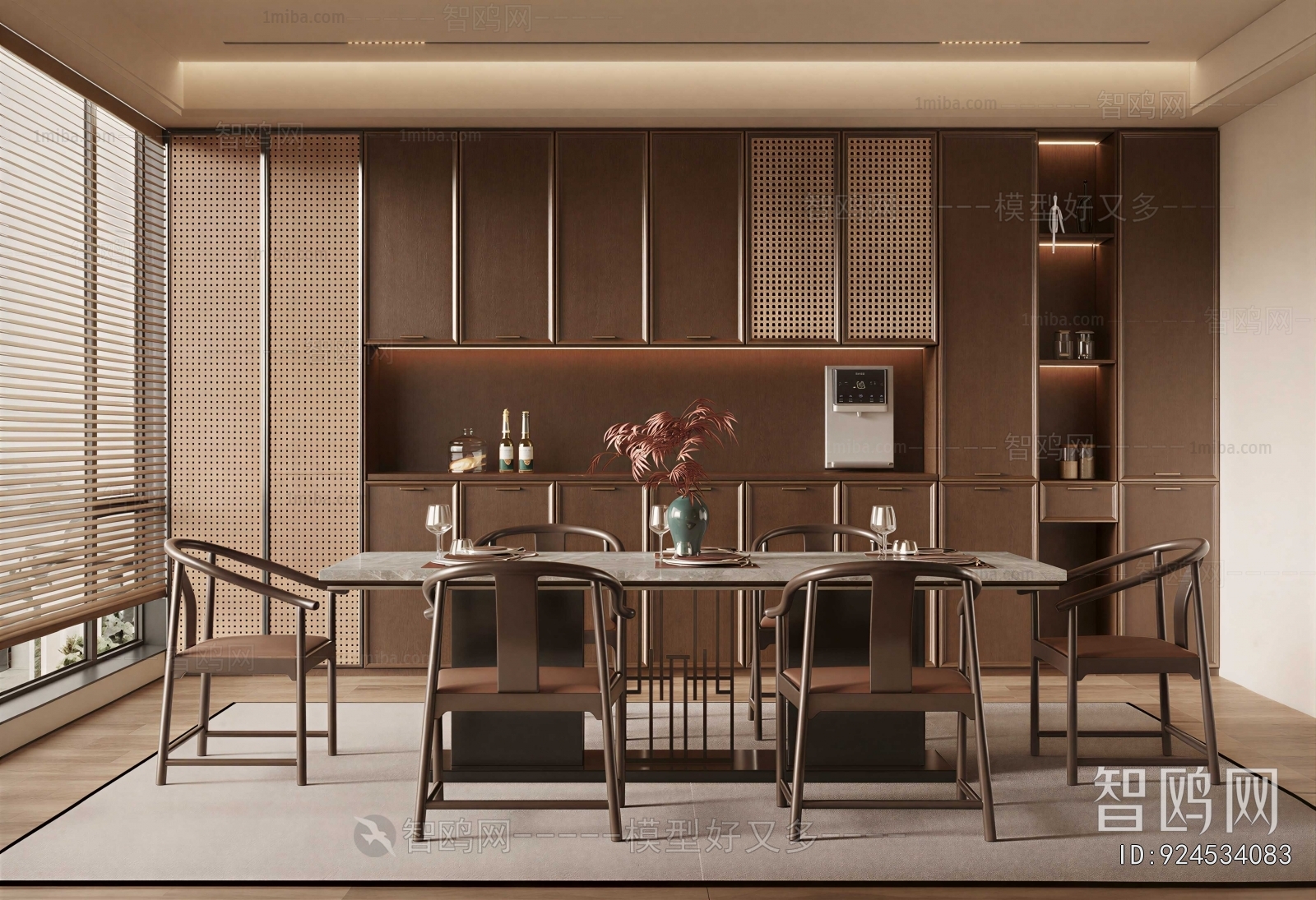 New Chinese Style Dining Room