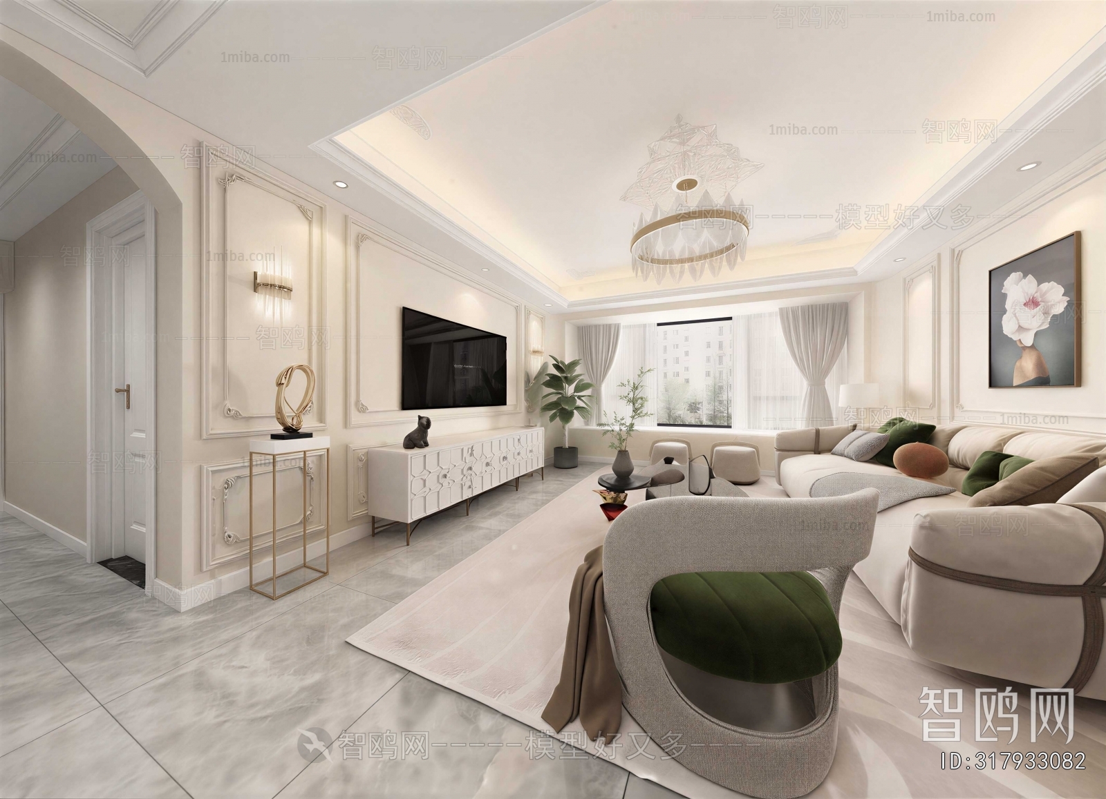 European Style A Living Room