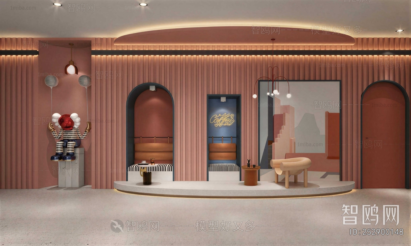 Modern Office Reception Desk