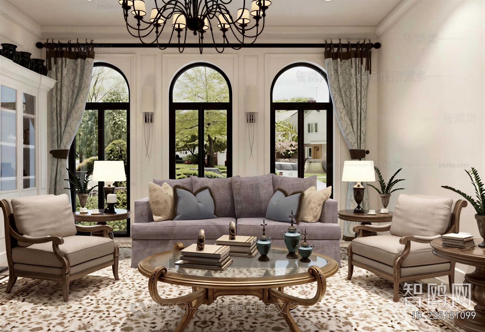 American Style A Living Room