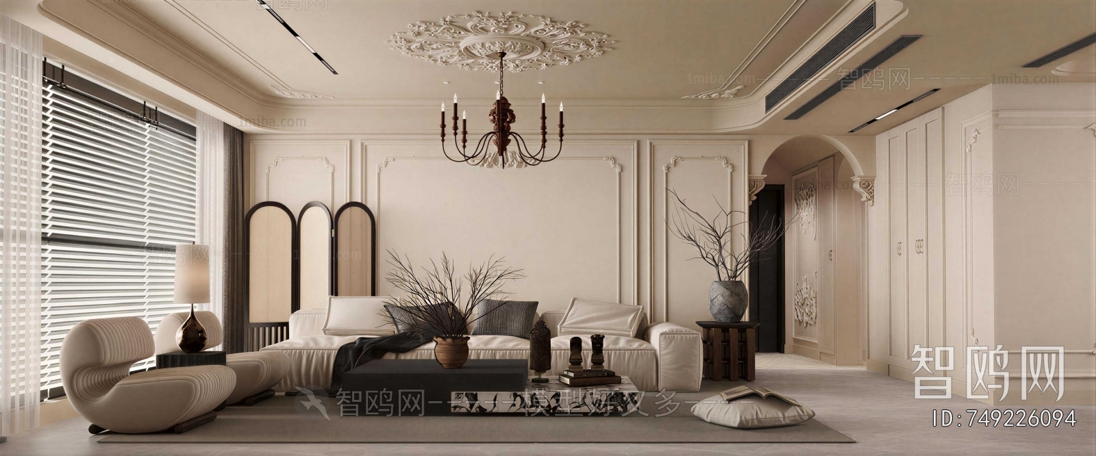 French Style A Living Room