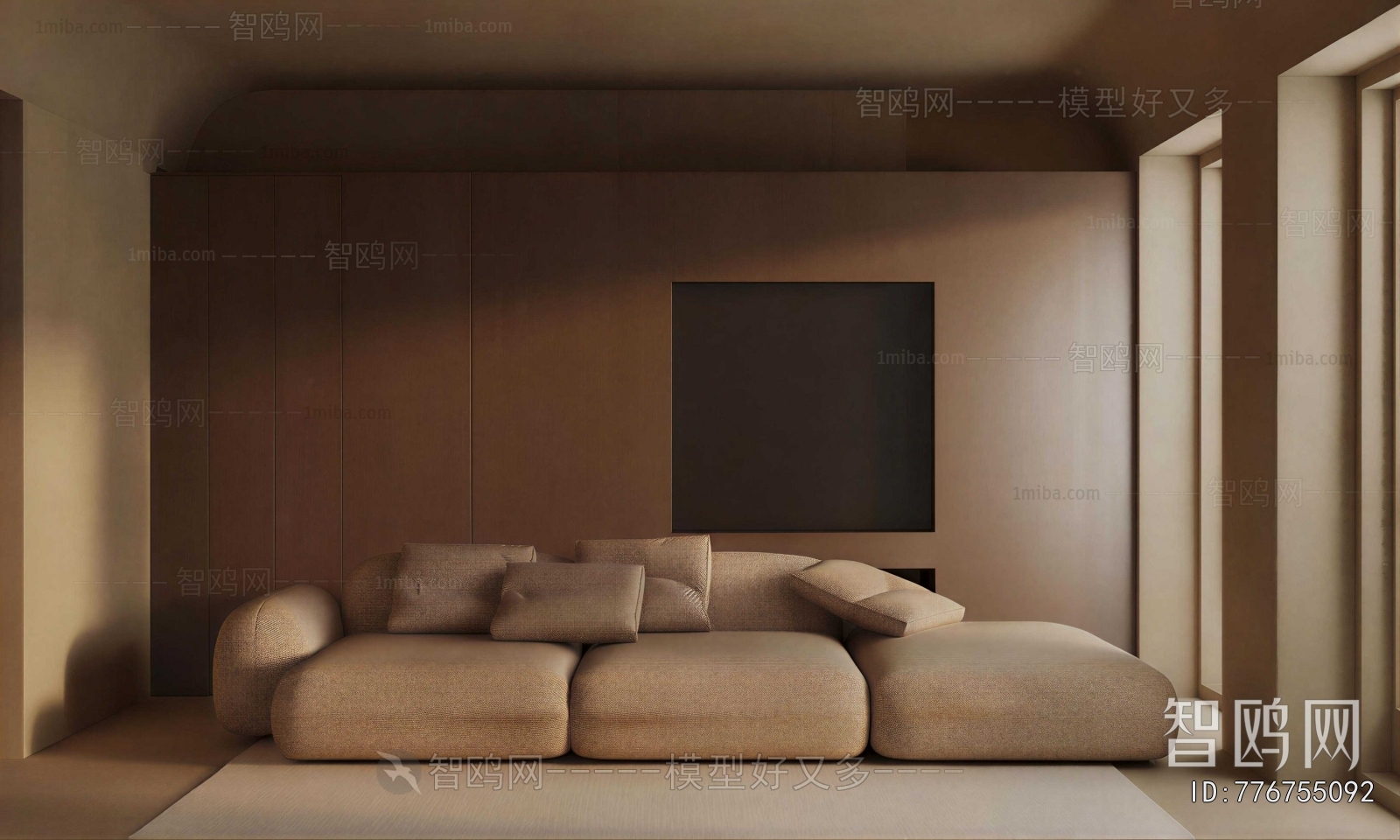 Wabi-sabi Style A Living Room