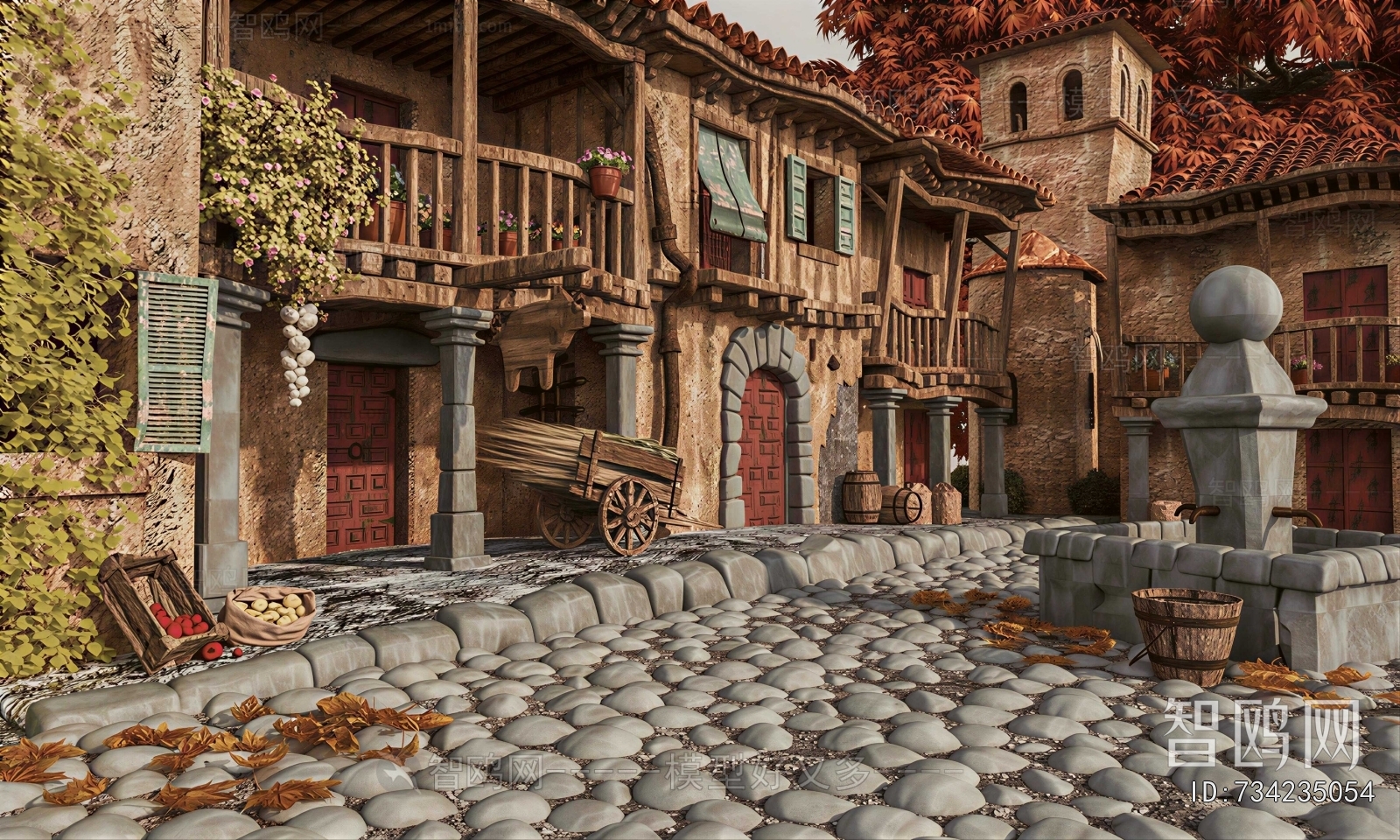European Style Commercial Street