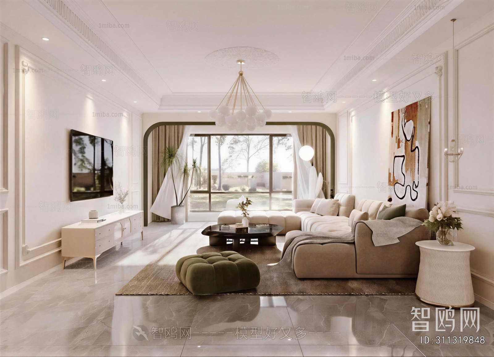French Style A Living Room
