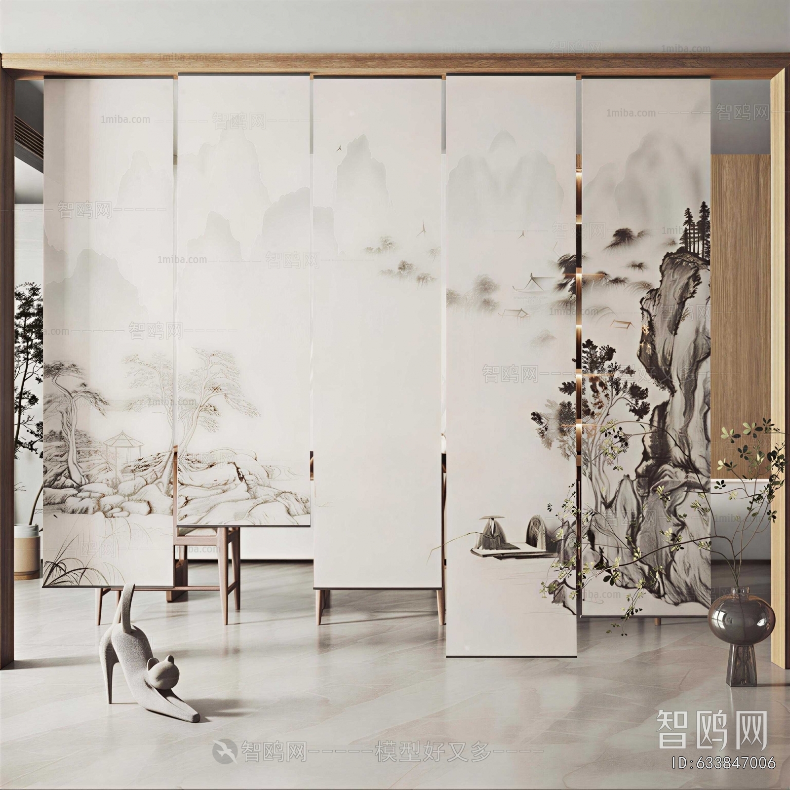 New Chinese Style Door Curtain
