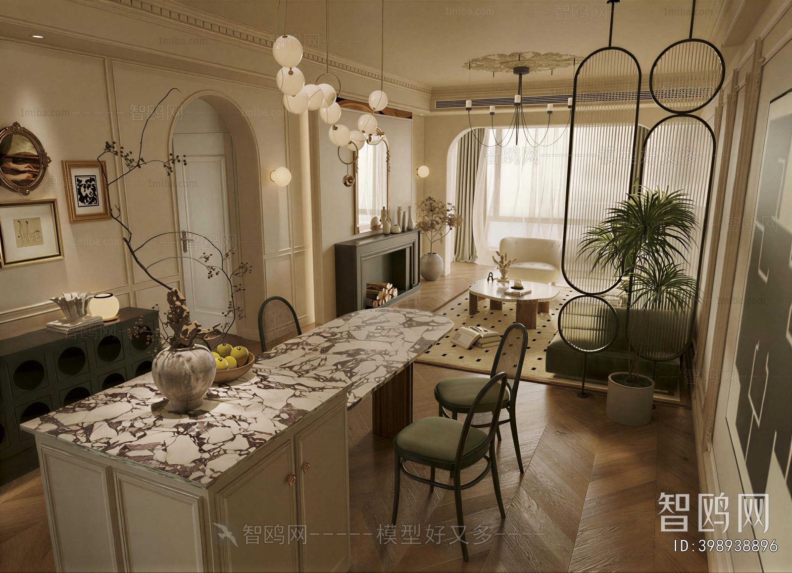 French Style Dining Room