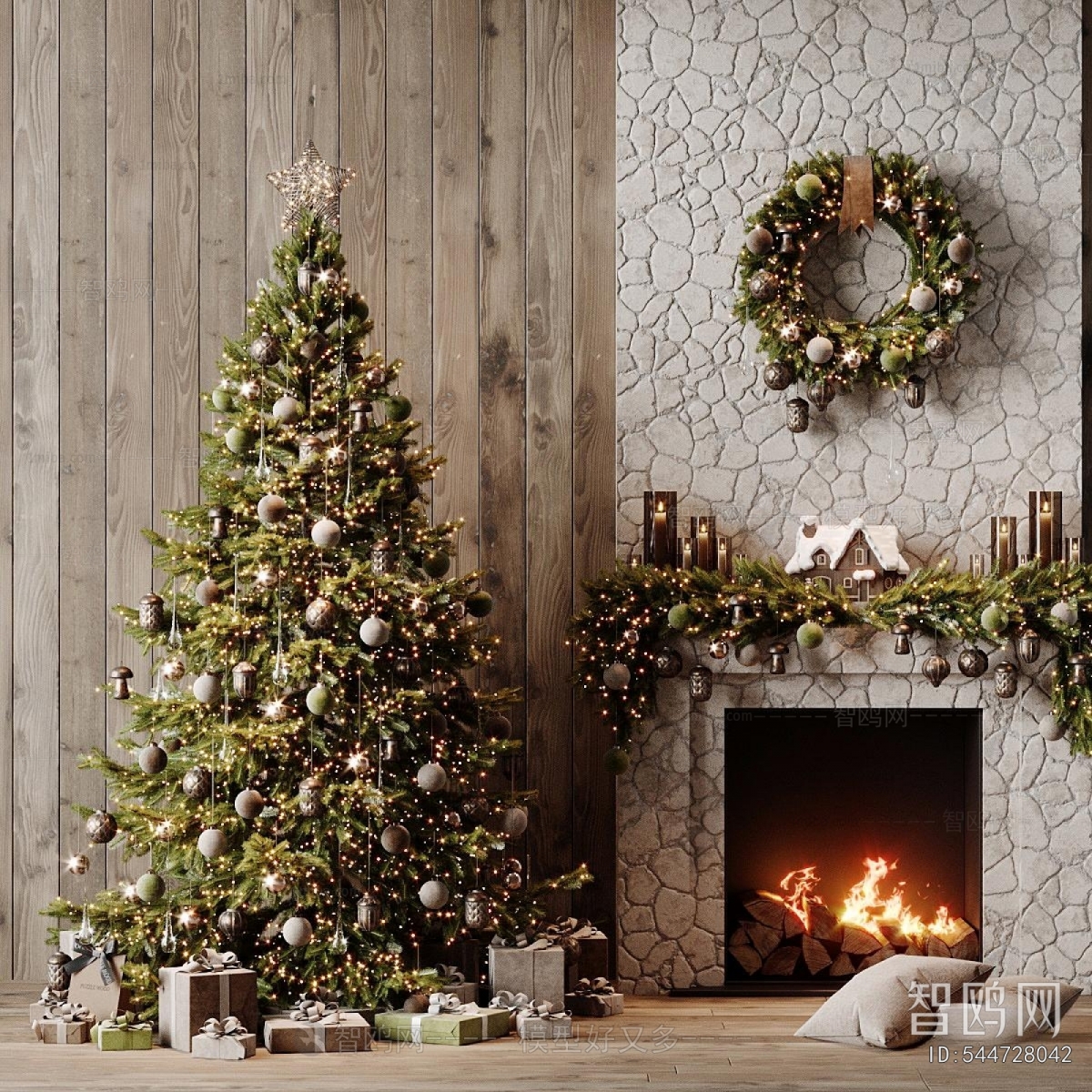 French Style Fireplace