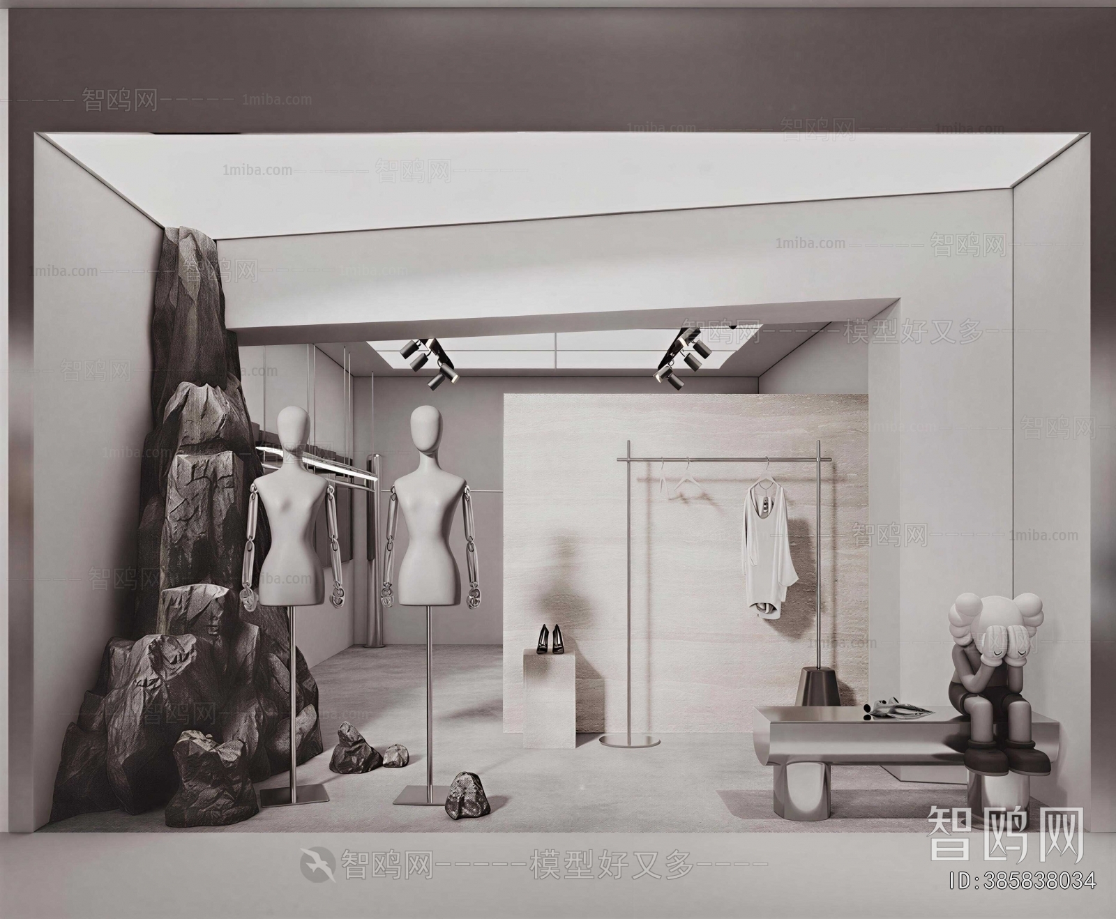 Industrial Style Clothing Store