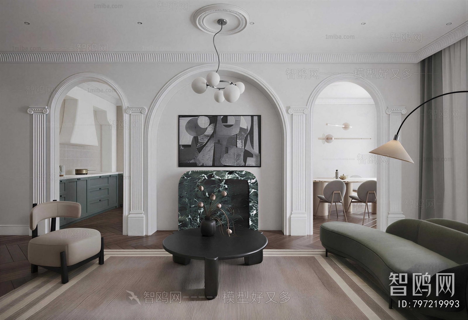 French Style A Living Room