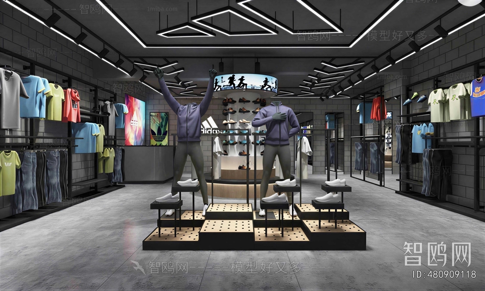 Industrial Style Clothing Store