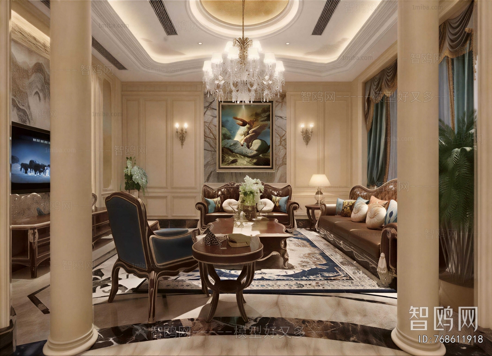 European Style A Living Room
