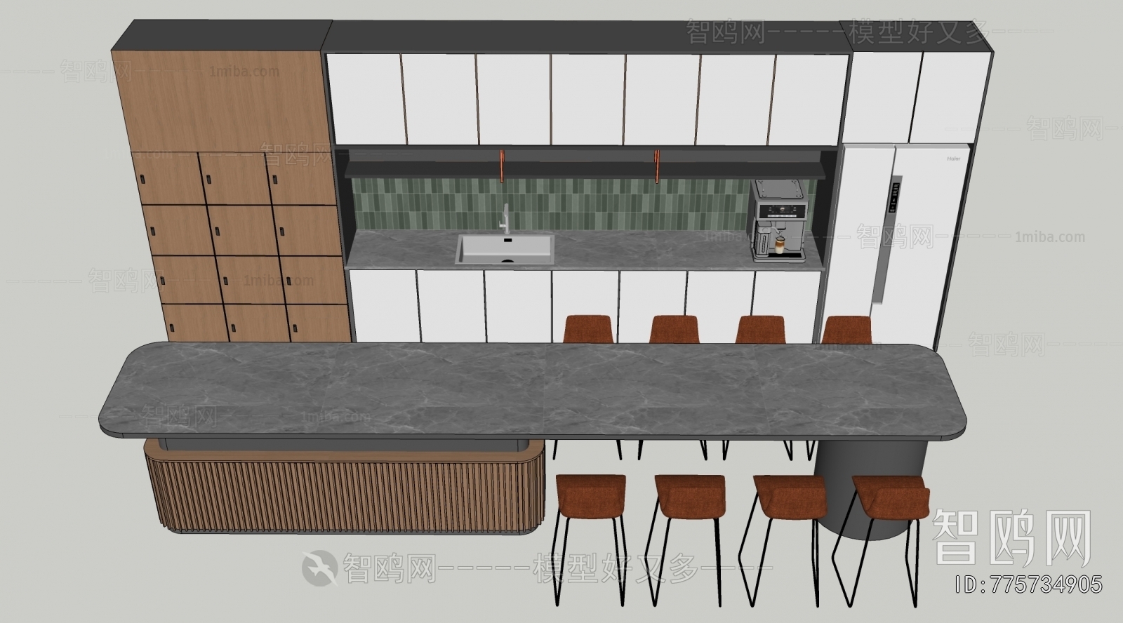 Modern Counter Bar