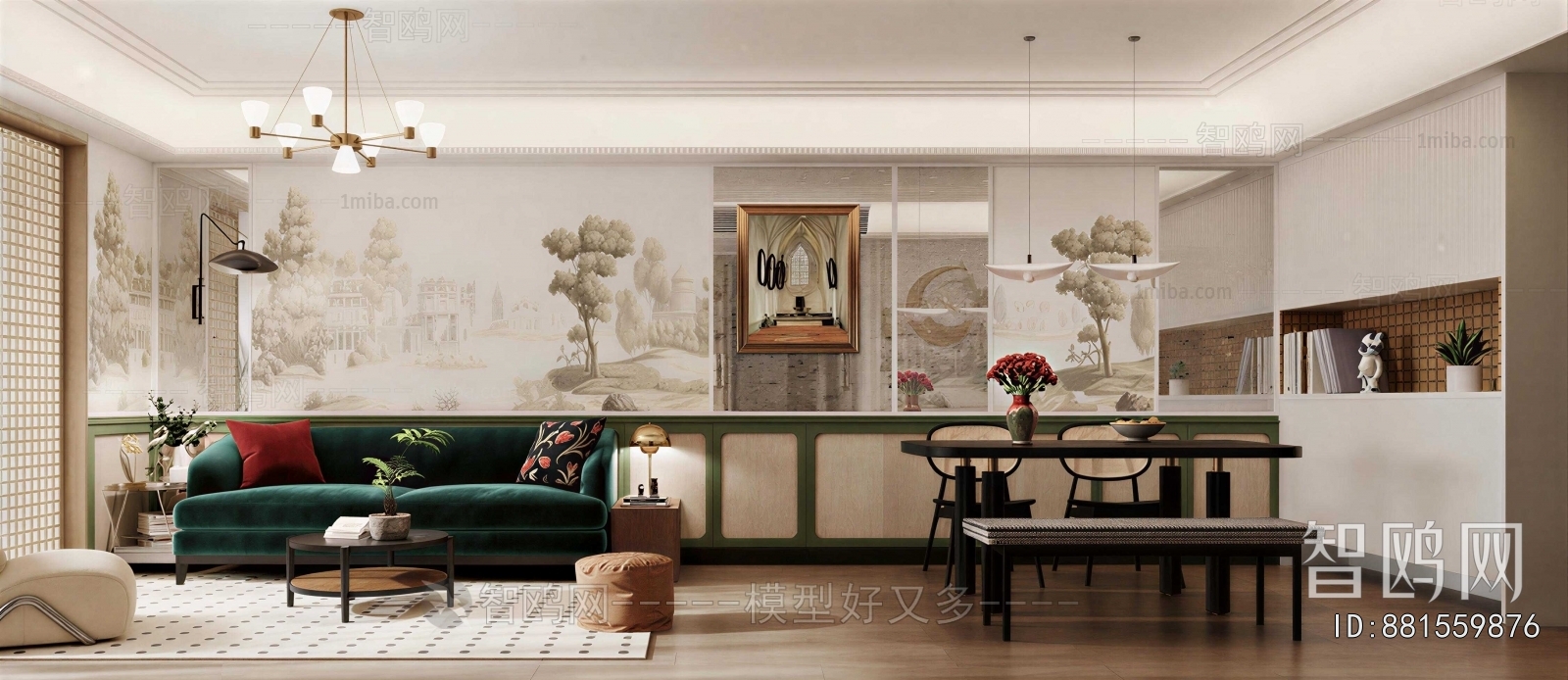 French Style A Living Room