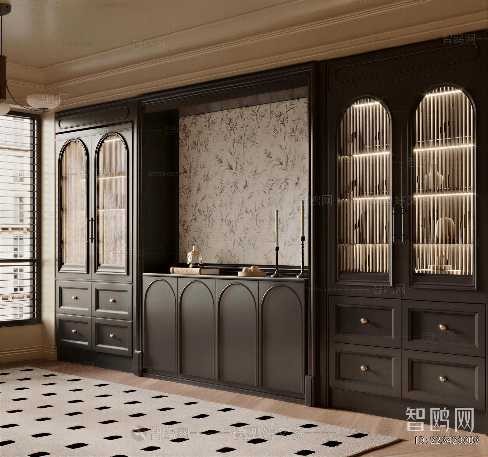 French Style Bookcase