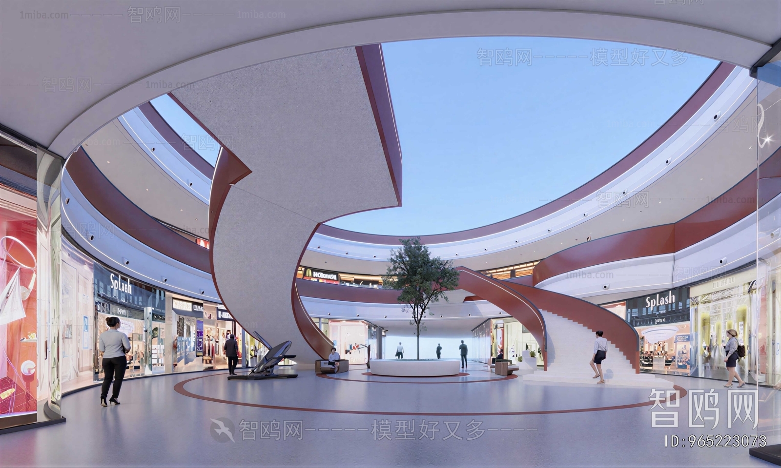 Modern Shopping Mall