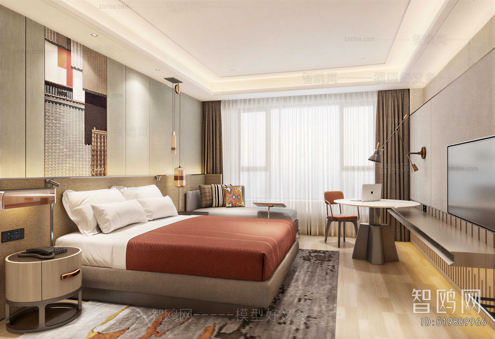 Modern Guest Room