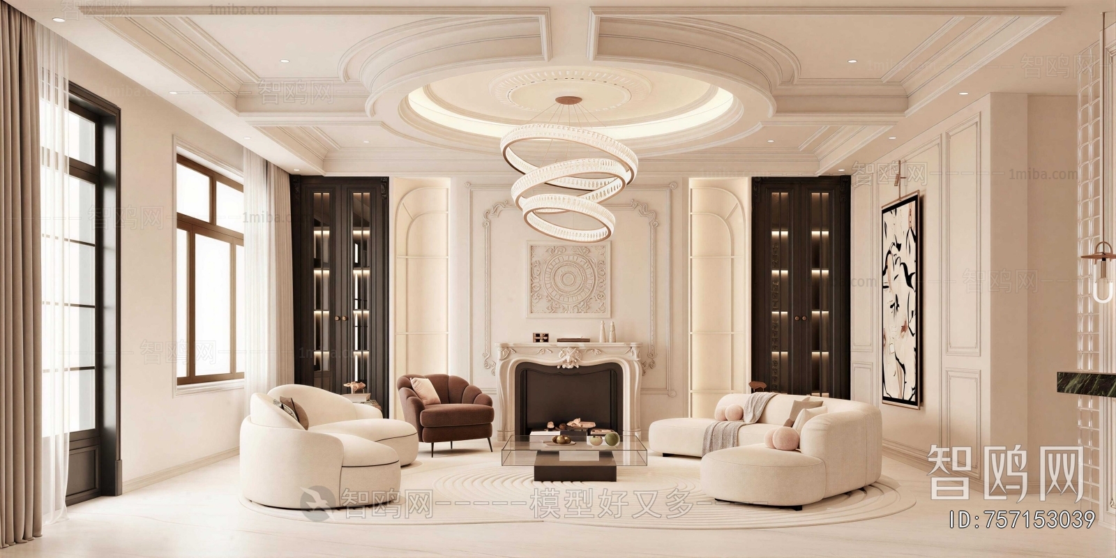 New Classical Style A Living Room