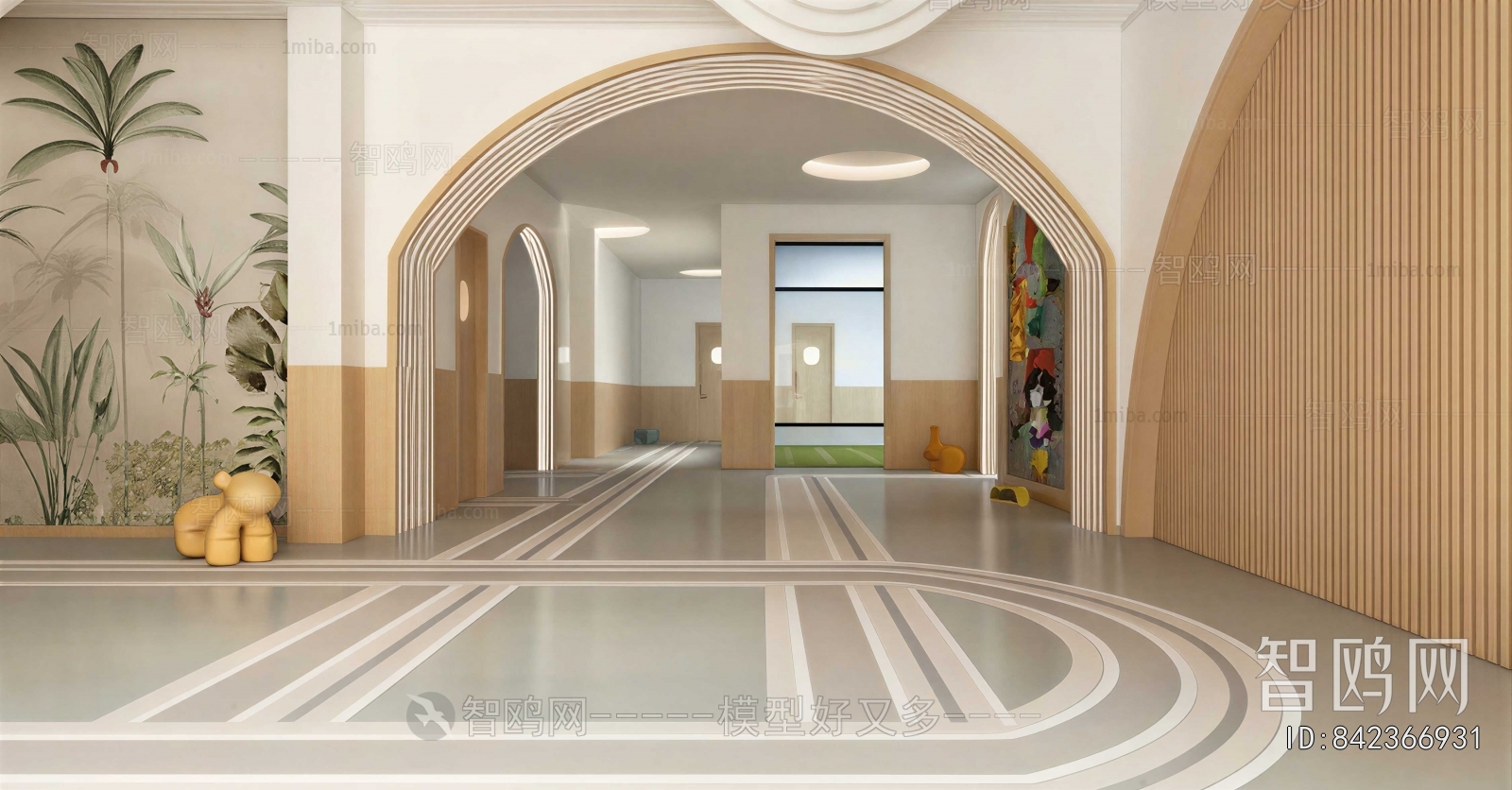 Modern Kindergarten Hall