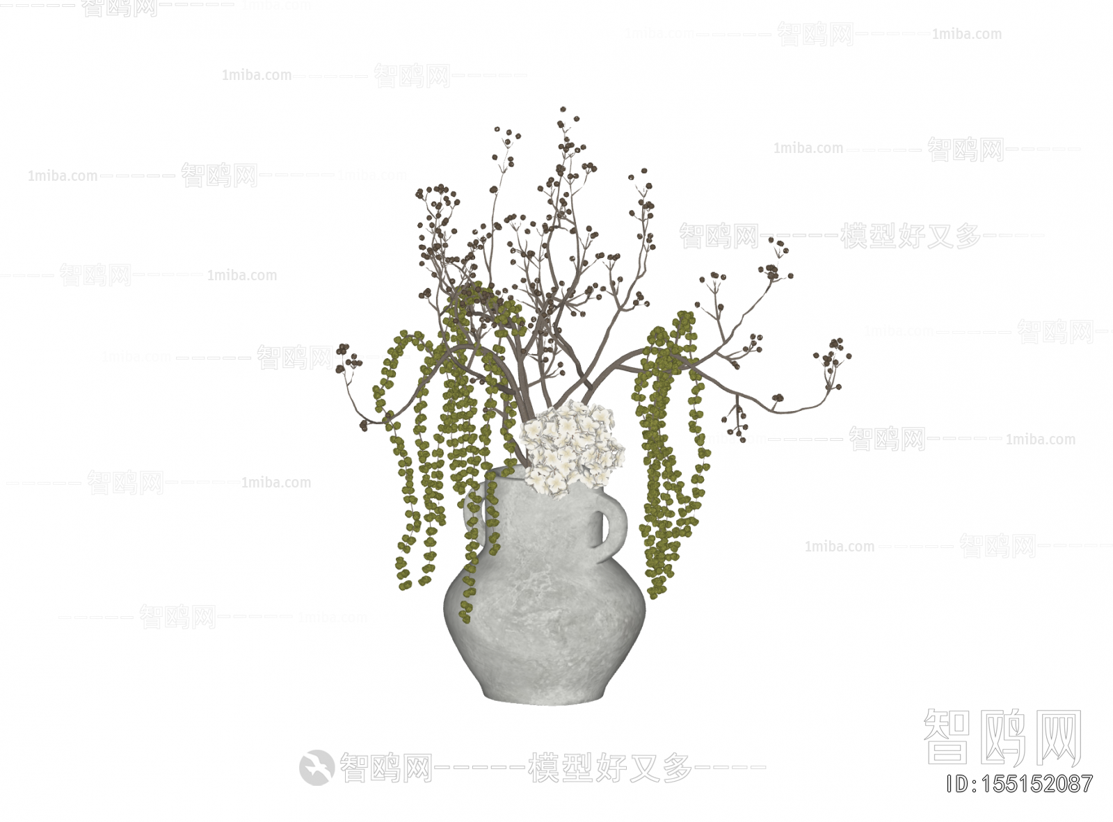 Wabi-sabi Style Dried Branch