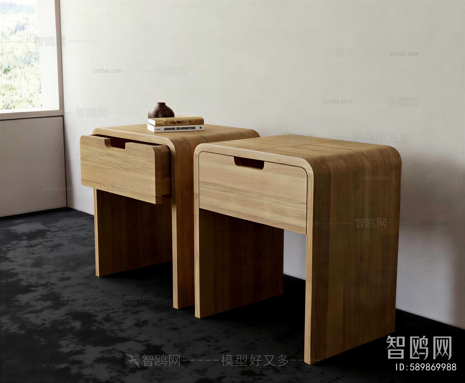 Modern Bedside Cupboard
