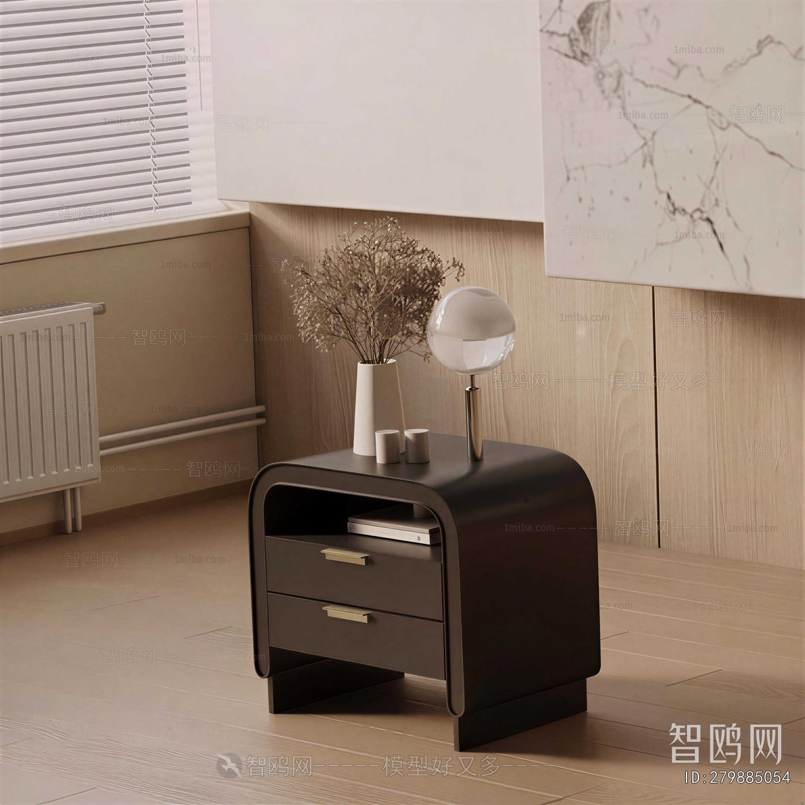 Modern Bedside Cupboard