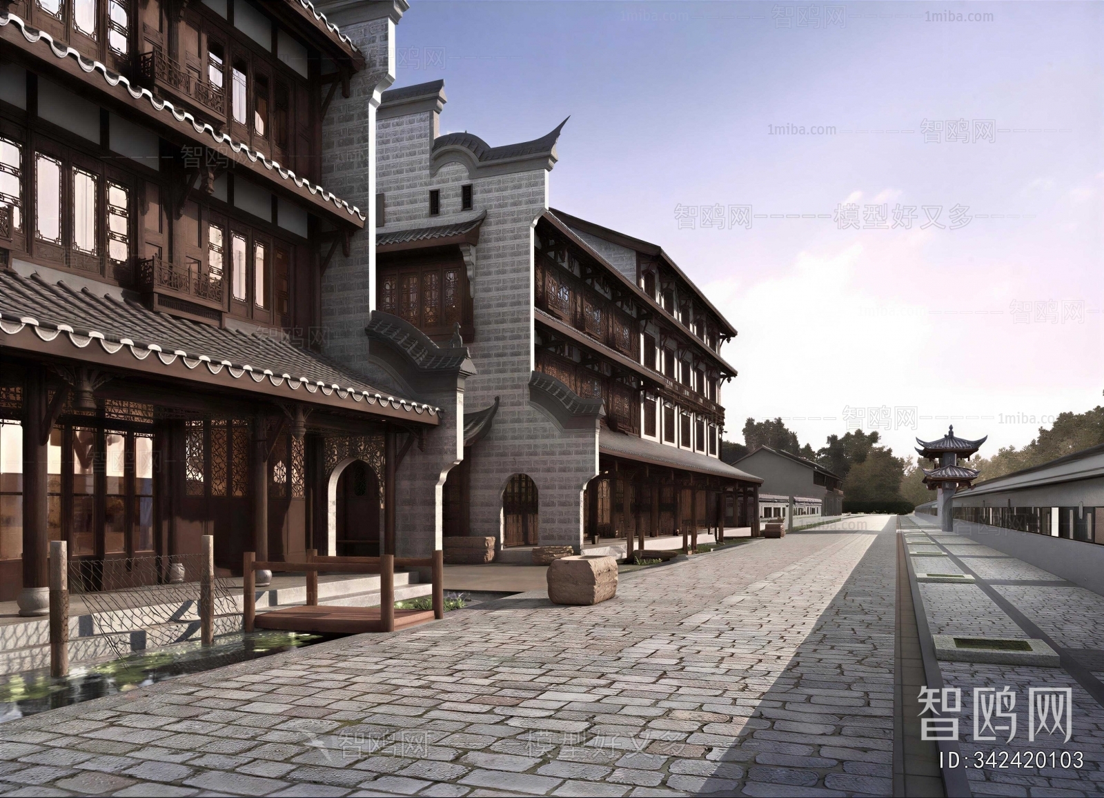 Chinese Style Commercial Street