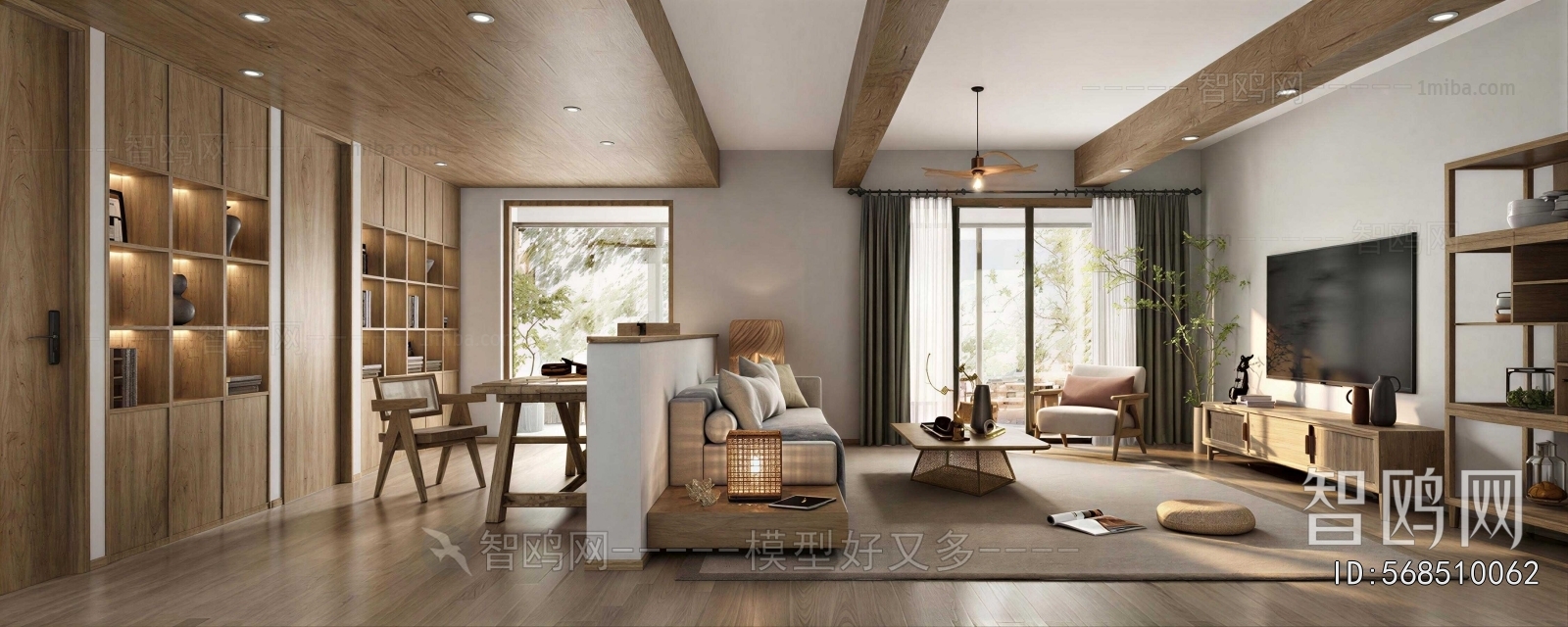Japanese Style A Living Room