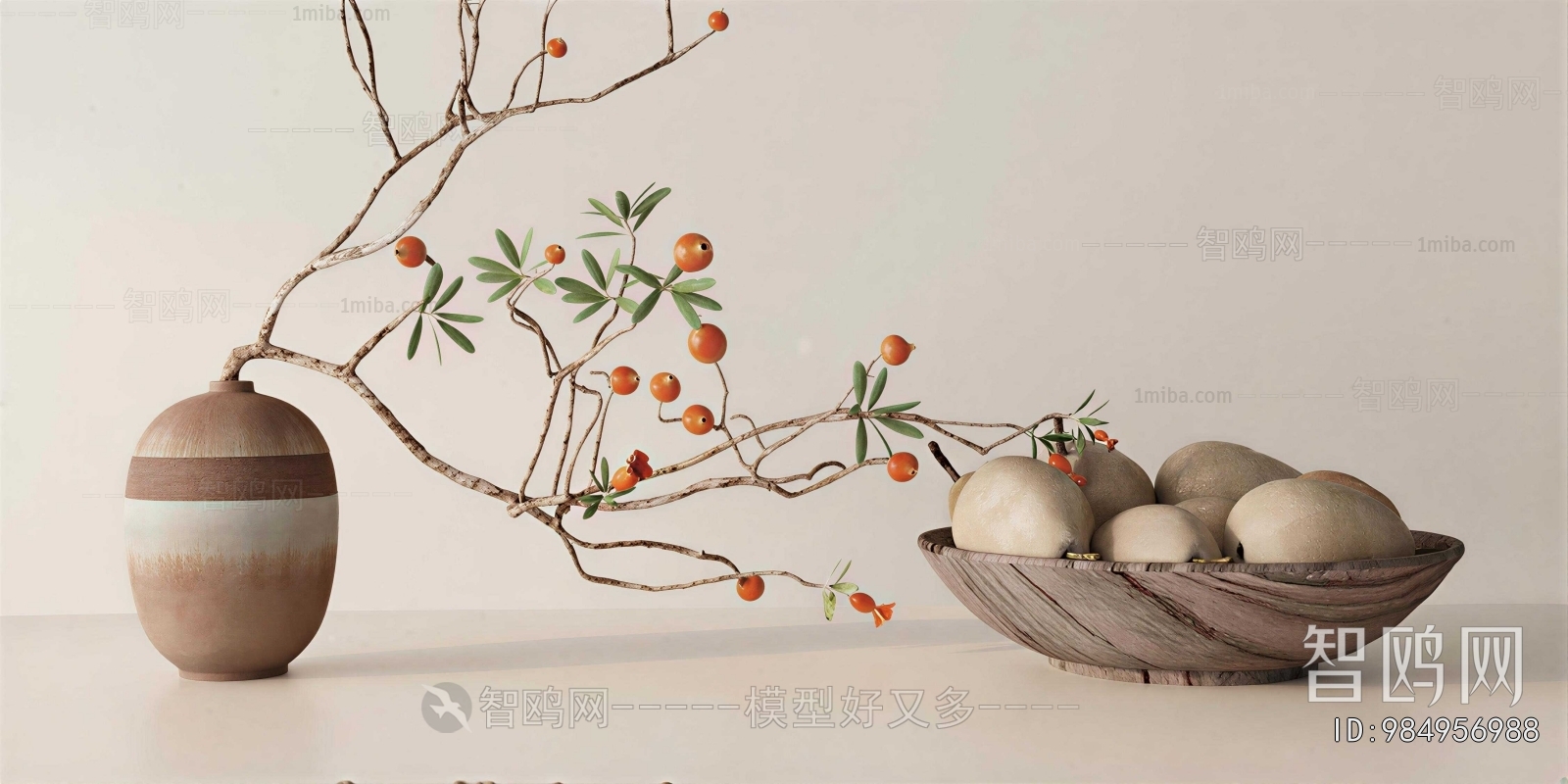 Wabi-sabi Style Decorative Set
