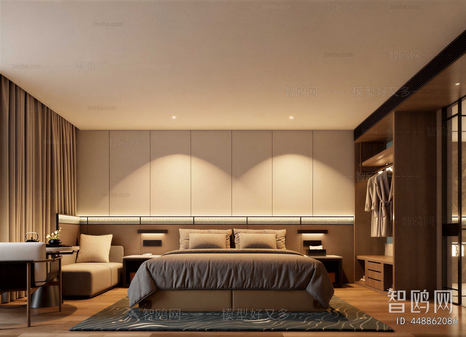 Modern Guest Room