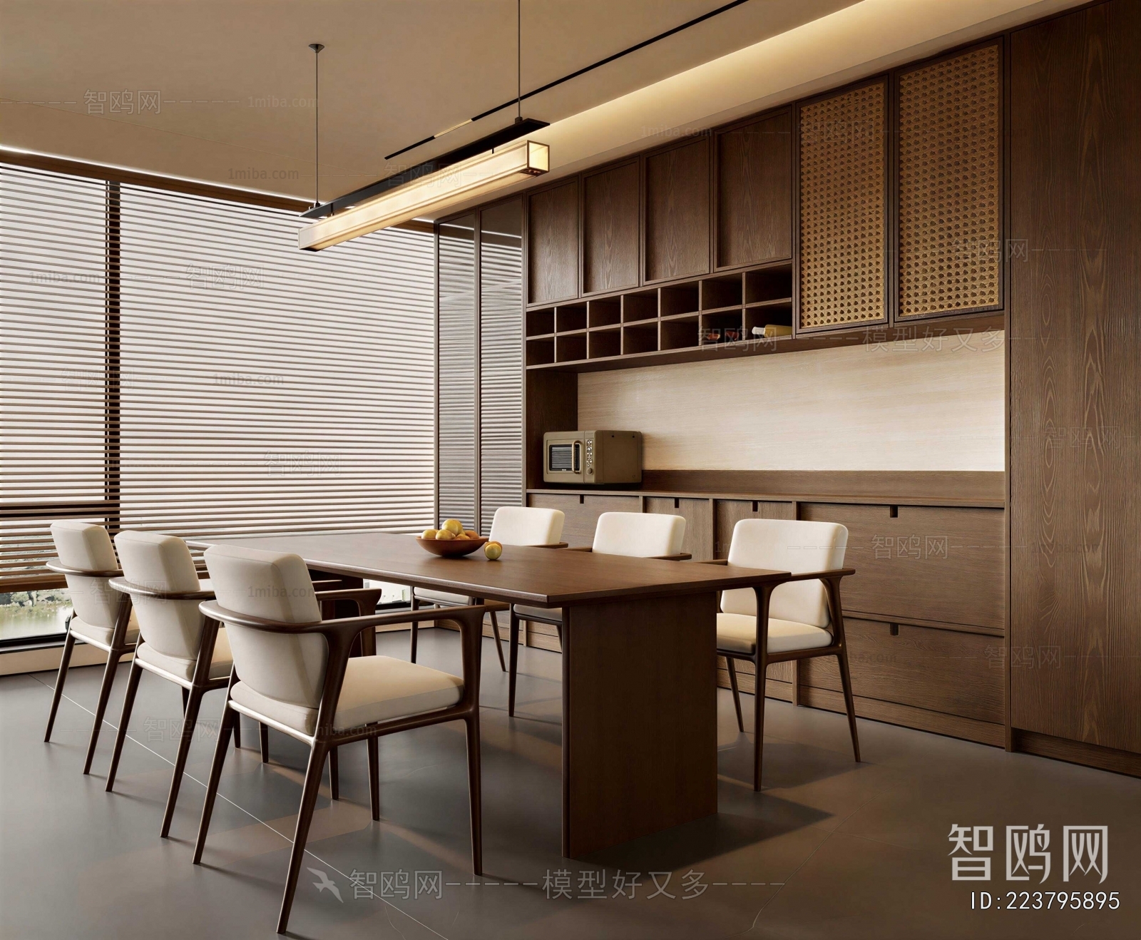 New Chinese Style Dining Room