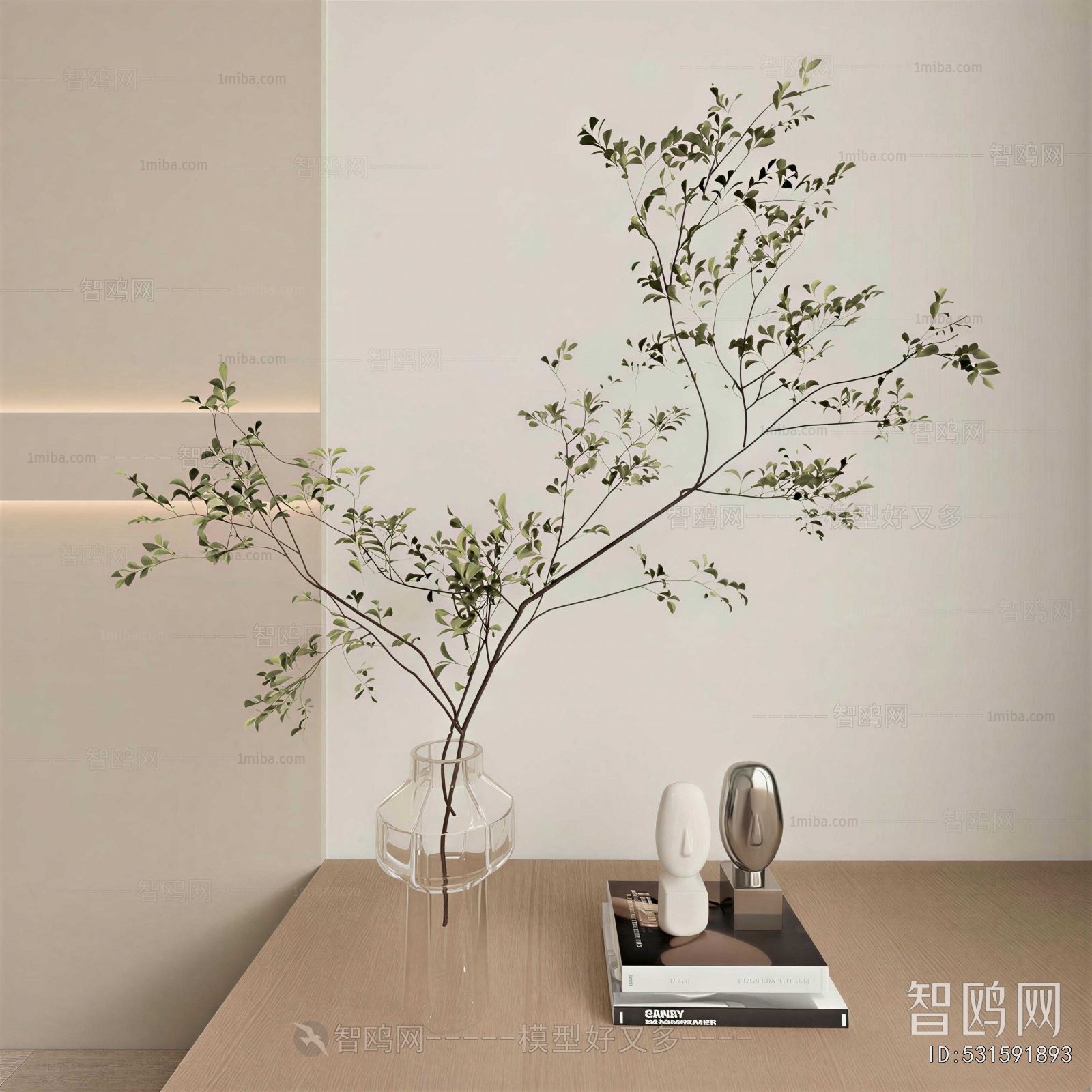 Modern Aquatic Green Plant