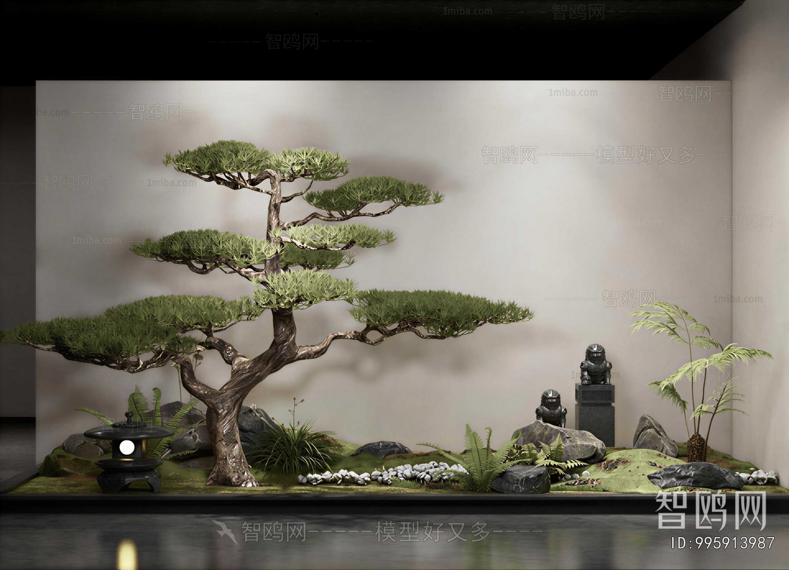New Chinese Style Plant Landscaping