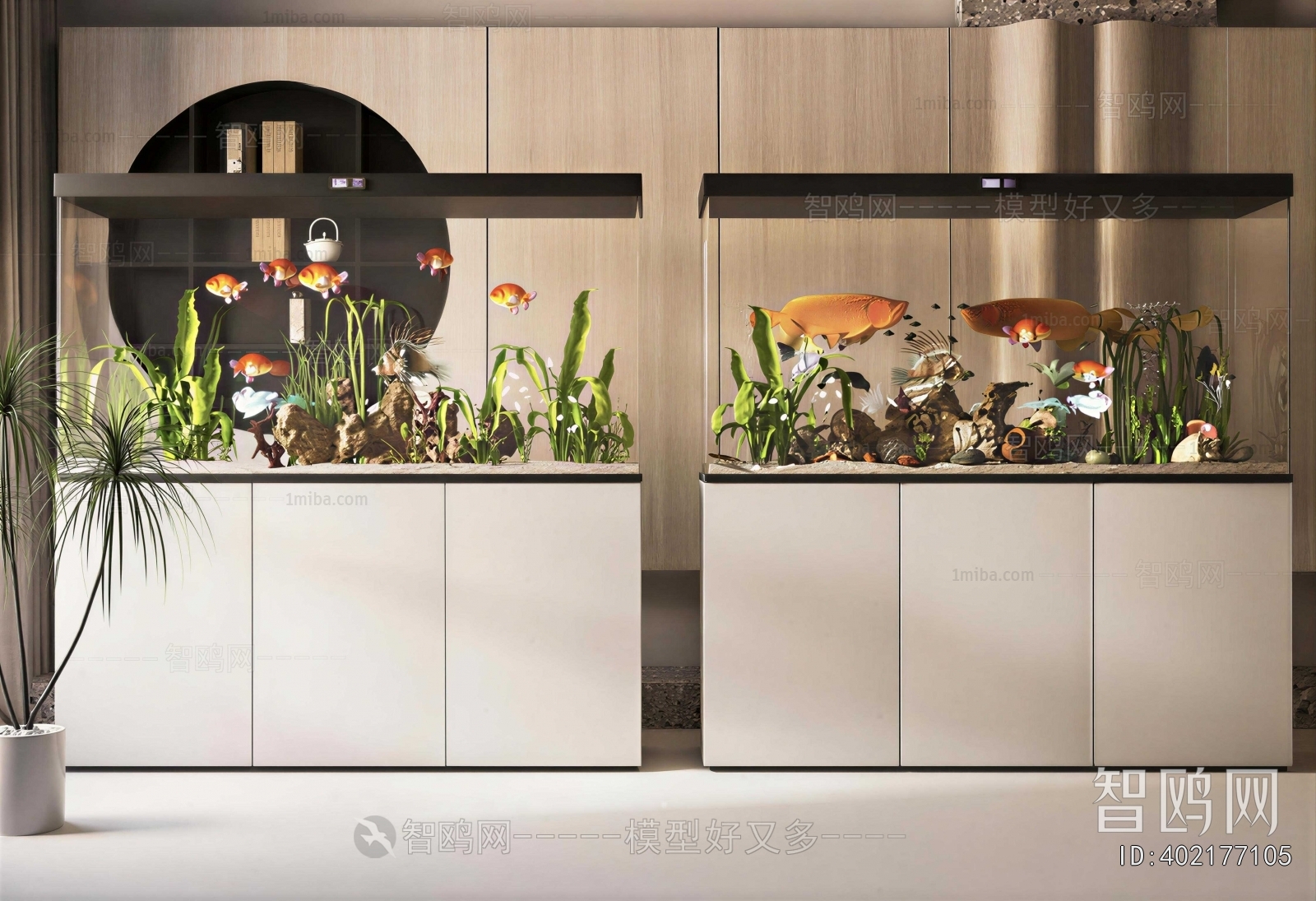 New Chinese Style Fish Tank